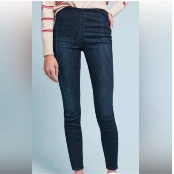 Anthropologie Pilcro High Rise Denim Leggings - Picture 1 of 7